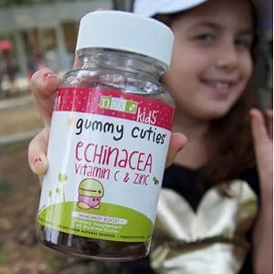 Natural Dynamix (NDX) Gummy Cuties Kids Echinacea Vitamin C & Zinc 60 Gummy Cuties - gummy cuties