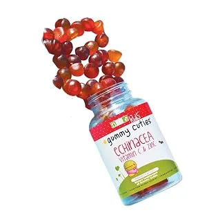 Natural Dynamix (NDX) Gummy Cuties Kids Echinacea Vitamin C & Zinc 60 Gummy Cuties - vitamins echinacea