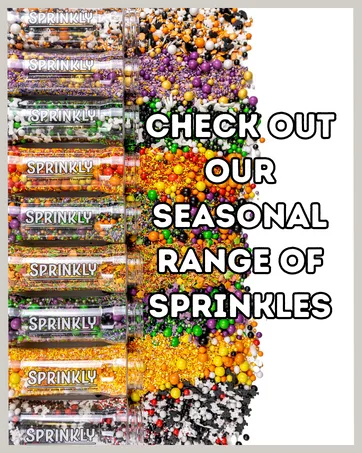 SPRINKLY - Glimmer Stars - Indigo - 25g - Cake decorating sprinkles christmas halloween valentines