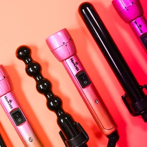Mark Hill Pick 'N' Mix Interchangeable Hair Curling Wand - Jumbo Textured Barrel - 32 mm - Black (Handle Not Included) Jumbo Textured Waver - Mark Hill PNM