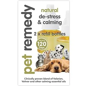 Pet Remedy Natural De Stress & Calming 120 Day Starter Kit - Pet Remedy Diffuser Refill