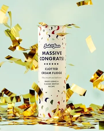 Josh & Jim's - Premium Dessert Preserve Selection Lemon Apricot Blackcurrant Rich Fruit Content 3x114g Fruity Dessert Trio - congratualtions