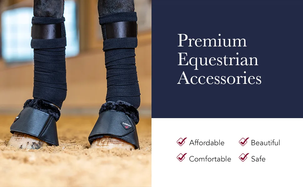 LeMieux Soft Shell Overreach Horse Boots - Protective Gear and Training Equipment - Equine Boots Wraps & Accessories Large Black - brushing jumps professional choice sport jumping tendon sports medicine shipping back track