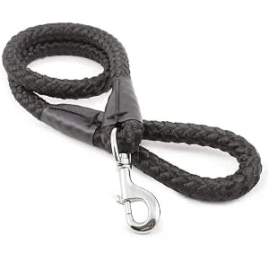 Ancol Nylon Super-Sized Rope Lead Black 1.07 m Length by Extra Thick 20 mm Width 1 Black - product information 16