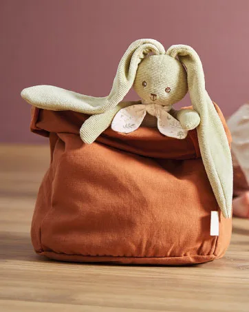 Kaloo PERLE - CHUBBY RABBIT BLUE - SMALL - kaloo lapinoo