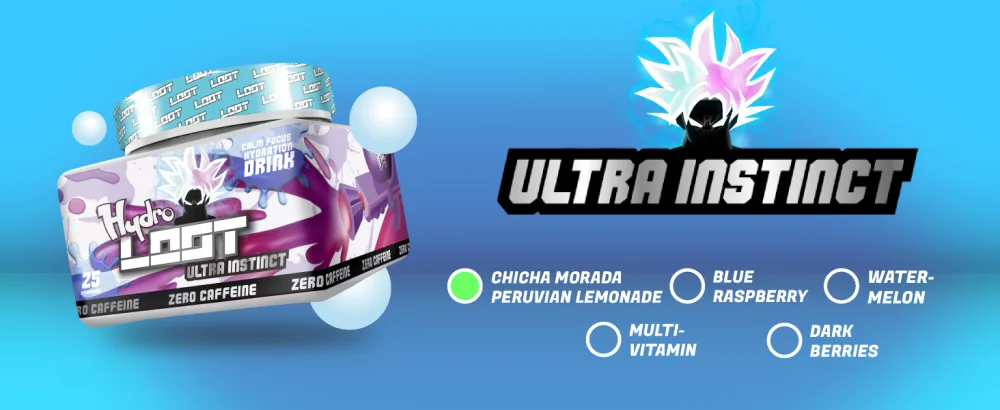 Hydro LOOT - Game Booster with Flow-State Formula | 25 Servings (150g) Without Caffeine | Hydration Drink with Vitamins and Plant Extracts | Gaming Booster (Mighty Melon) Hydro LOOT Mighty Melon - ultraxtend-wifi, wi-fi-booster, internet-booster-sky