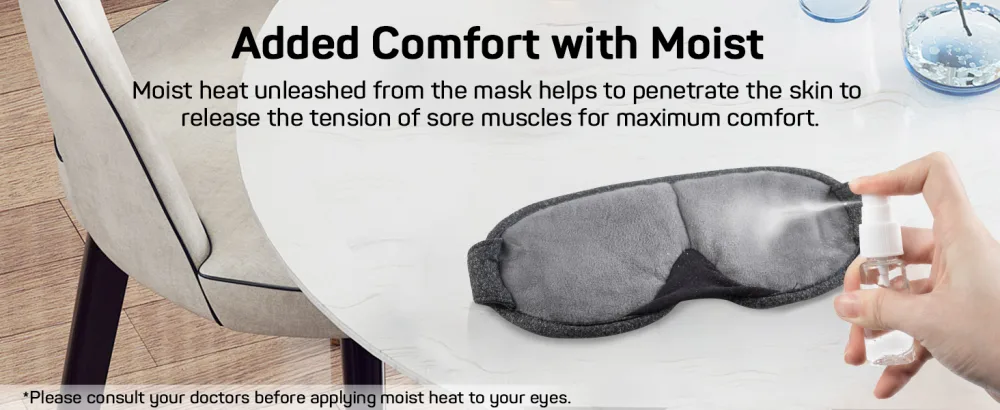 DR.PREPARE Heated Eye Mask Electric USB Cotton Eye Compress Heating Pad with Smart Temperature & Timer Control Earplugs for Sleep Dry Eyes Blepharitis Dark Circles and Puffy Eyes - heated eye mask