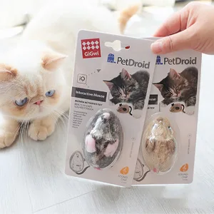 Vealind GiGwi Automatic Moving Mouse Cat Toy with Lifelike Sounds (Coffee Ear)  - product information 24