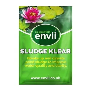 envii Sludge Klear Pond Sludge Remover 6 Tablets treats 30 000 litres Natural Bacteria Sludge Buster Digests & Controls Organic Waste Safe for All Fish & Wildlife - Pond sludge treatment reduces pond sludge