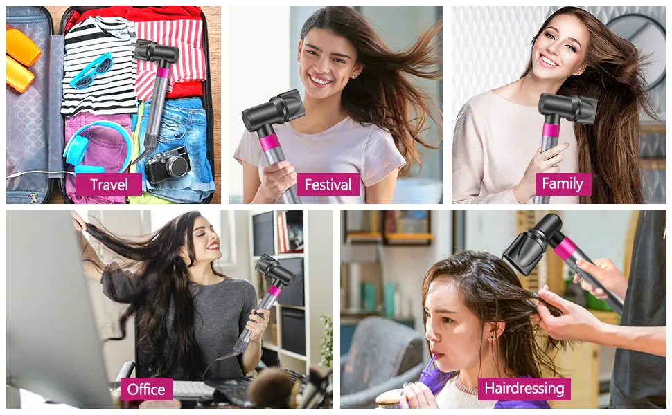 Smoothing Nozzle and Adaptor for Dyson for Airwrap Styler Attachment for Airwrap Styler Converting to Hair Dryer - hair dryer diffuser