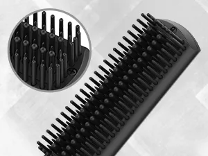 VIKICON Beard Straightener 30s Quick Heated Beard Brush Mini Heating Straightening Comb for Men Ionic/Lightweight/Fast/Anti-scalding Hot Hair Brush for Styling Long&Short Beard - product information 18