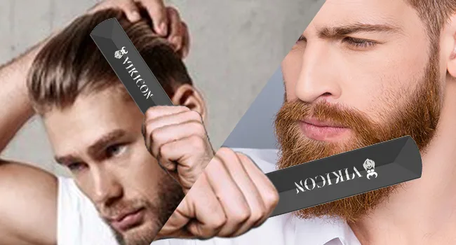 VIKICON Beard Straightener 30s Quick Heated Beard Brush Mini Heating Straightening Comb for Men Ionic/Lightweight/Fast/Anti-scalding Hot Hair Brush for Styling Long&Short Beard - product information 20