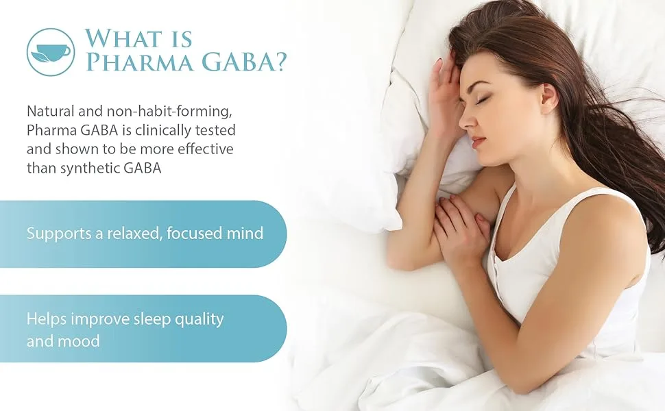 Natural Factors Stress-Relax Pharma GABA 250 mg 60 Vegetarian Capsules - What is Pharma GABA?