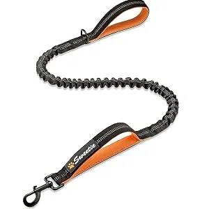 Sweetie Bungee Dog Lead - Shock Absorbing Leash that Softens Pulls & Stops Neoprene Padded Loop & Traffic Handles for Extra Comfort - Reflective for Safer Night Walking - product information 15