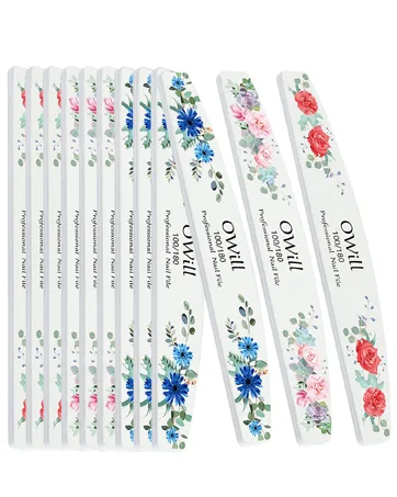 Function Nail Brush for Dotting Drawing Nail Art Brushes Painting Tools Liner Design Nail Art with Glitter Handle (5) 5PC - product information 7