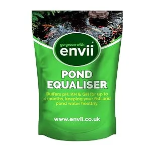 Envii Pond Equaliser Pond pH Buffer Instantly Balances and Stabilises pH KH and GH Levels 250g - Pond Equaliser