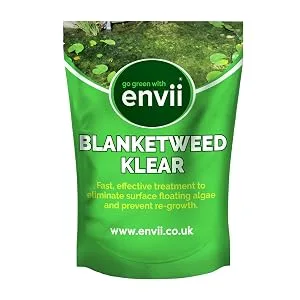 Envii Blanketweed Klear Floating Blanket Weed Treatment Safely Kills Floating Blanket Weed in All Ponds Treats 10 000 Litres 300g - Blanketweed Klear