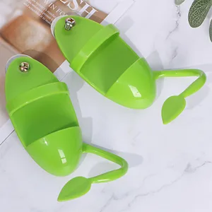 Fyfjur 2Pcs Bird Parrot Cuttlebone Holder with Perches Cuddle Bone Feeding Racks Cuttlefish Bone with Holder for Pet Bird Supplies Fruit Vegetable Millet Container 14.3 x 5.5cm - product information 13