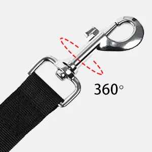 Vivifying Long Line Dog Lead 10m/32ft Nylon Training Lead for Dogs Tracking Training Obedience Lead Leash (Black) 10m Black - 10m dog lead