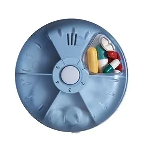 Pivotell Minitell Electronic Pill Reminder with up to 5 Audio and/or Vibrating Alarms per Day - Minitell Back