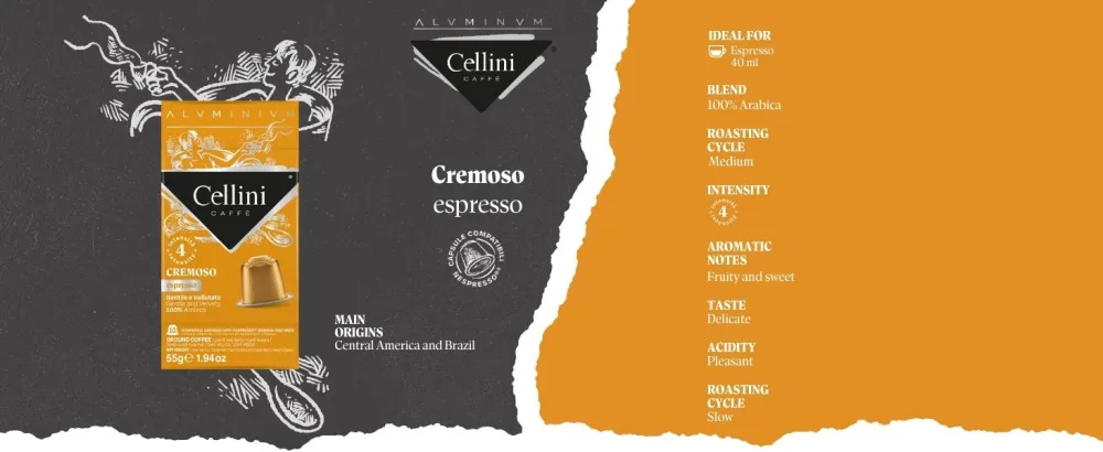 Cellini Aluminium Coffee Capsules Compatible with Nespresso - Aluminium Tasting Kit 120pcs | Aluminium Coffee Capsules Compatible with Nespresso - nespresso