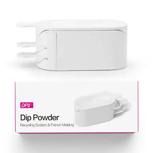 Nail Dip Powder Tray Dip Powder Recycling Tool for Acrylic Nail Powder Use Easy to Make Beautiful Dip Nails White - product information 21
