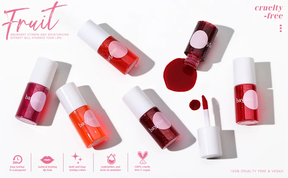 bayfree Lip Tint Stain Set Lip Stain Long Lasting Waterproof Lightweight Non-sticky Transfer-Proof Matte Finish Lip Makeup (made into jam) - product information 5