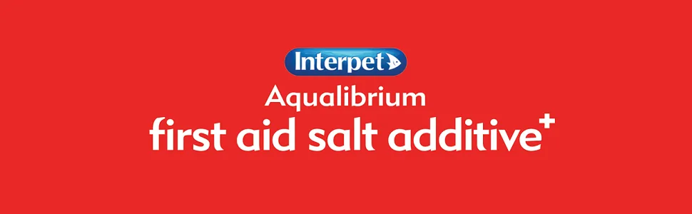 Interpet Aqualibrium First Aid Salt Additive Tonic Treatment Support Sick and Stressed Aquarium Fish pH Buffer 260 g 260g - interpet aqualibrium salt aquarium fish stabilizer water quality ph buffer