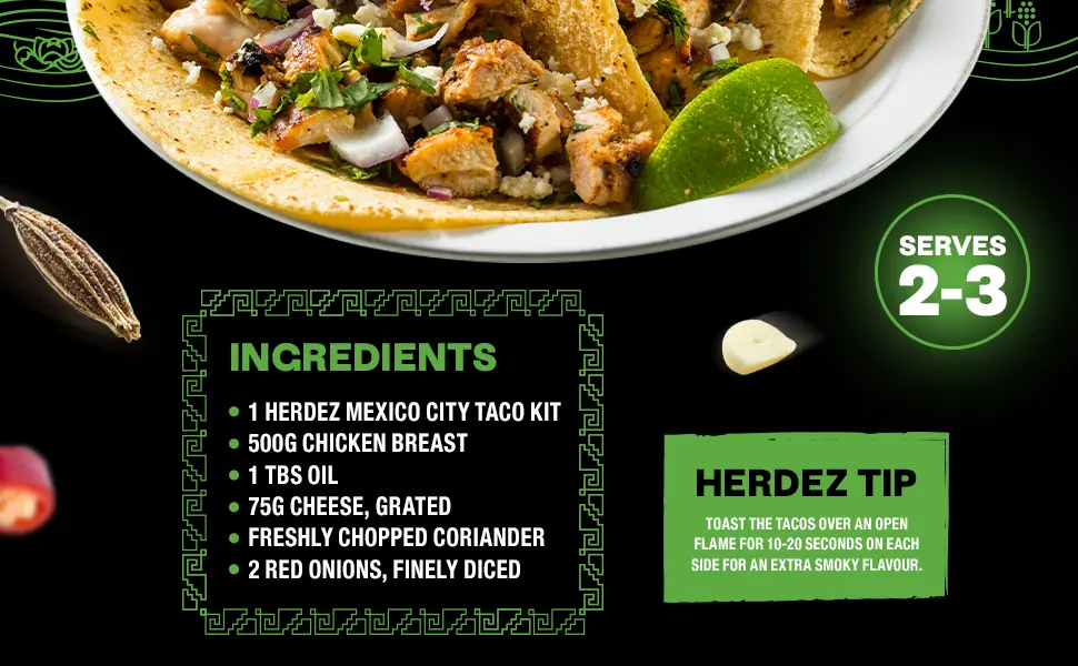 Herdez Mexico City Taco Kit - product information 3