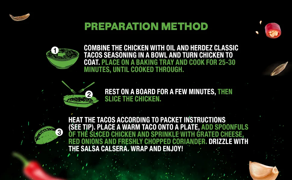 Herdez Mexico City Taco Kit - product information 4