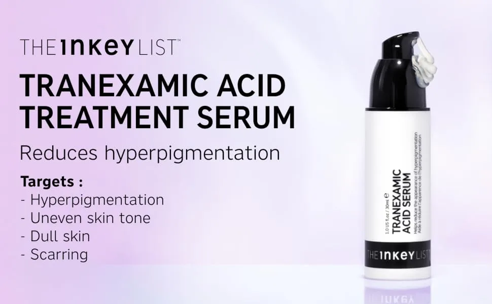 The Inkey List 2% Tranexamic Acid Serum 30ml | Targets Dark Spots | Reduces Hyperpigmentation | Fragrance Free | Suitable For All Skin Types - Tranexamic (1)