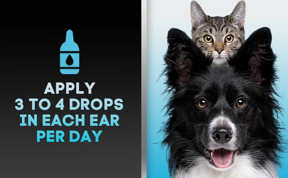 Otodex Petlife Ear Drops 14 ml - how to use dog ear drops, car ear drops, clears wax