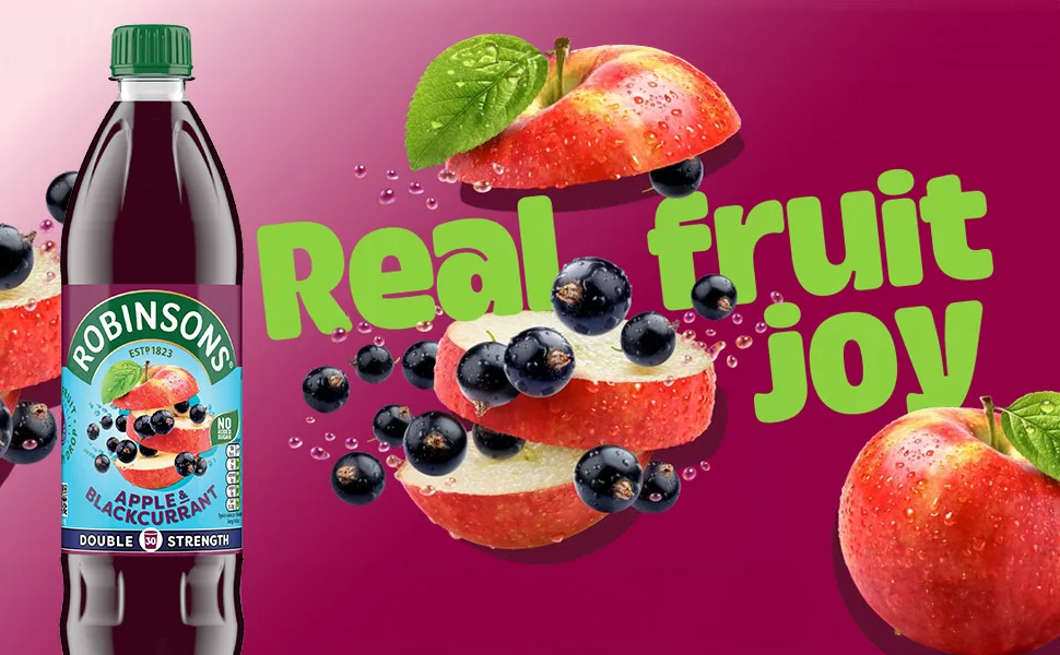 Robinsons Apple & Blackcurrant 750ml Apple and Blackcurrant - Robinsons Apple & Blackcurrant 750ml