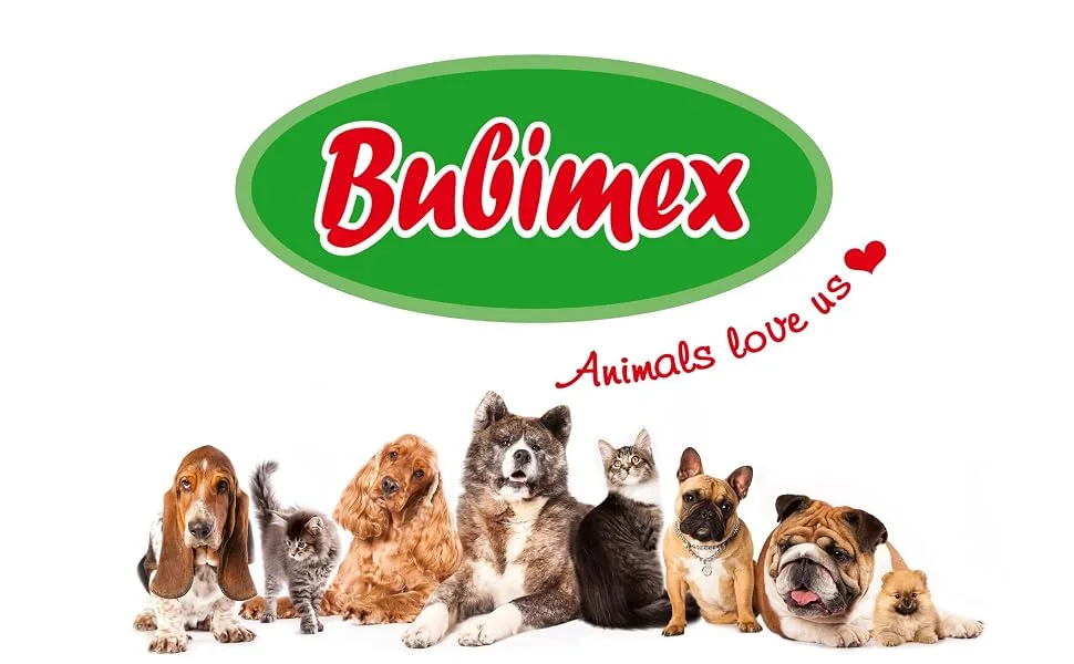 Bubimex Bird Cage Sand - Bubimex logo and pets