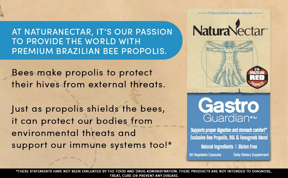 NaturaNectar Gastro Guardian 60 Vegetable Capsules - Gastro Guardian