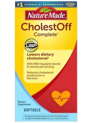 Nature Made CholestOff Complete 120 Softgels - Nature Made CholestOff Complete Softgels