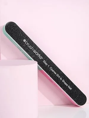 Brushworks 6 Sided Nail File - Shape & Shine - nail buffer