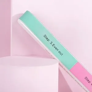Brushworks 6 Sided Nail File - Shape & Shine - shine