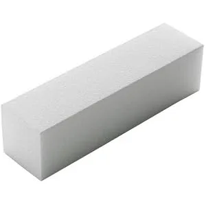 The Edge White Sanding Block 180 Grit 4-Way For a Soft Acrylic Nail Finish - product information 2
