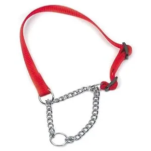 Ancol Nylon Check Chain Collar Red 35-45 cm Size 2-4 - product information 2