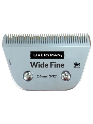 Liveryman A5 Snap-On Wide Fine Spare Blade 2.4mm | 3/32in Cut Height 2.4mm Wide - Liveryman Wide Blade Front View