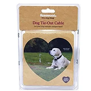 Rosewood Yard Accessories Tie-Out Cable 30 ft Red - product information 3