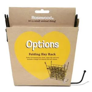 Rosewood Options Folding Wire Hayrack for Small Animals - product information 2