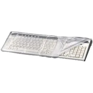 Hama 00113818 | Protective Dust Cover for Keyboards | Transparent | 48 x 5 x 21.5 cm - product information 2