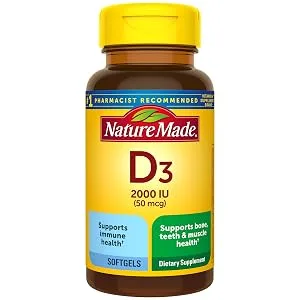 Nature Made Vitamin D3 2000 IU (50 mcg) 90 Softgels - Nature Made Vitamin D3 2000IU Softgels
