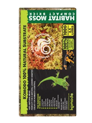 Komodo Habitat Moss Compact Brick May Vary - Komodo
