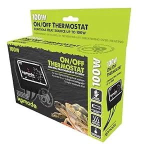 Komodo Thermostat 100 w Maintaining Reptile Terrarium or Vivarium Temperature Thermostat 100W - teyrty