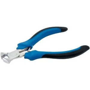 Draper 12535 Mini Cutting Pliers with Soft Grip Blue 100mm End - product information 2