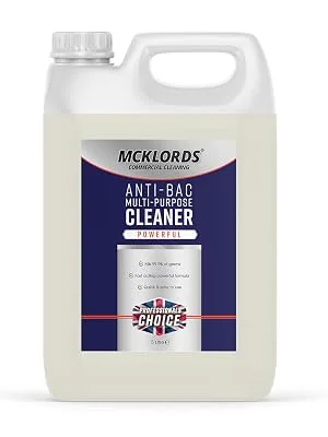 McKLords Commercial Anti-Bacterial Multi-Purpose Cleaner 2.5 Litre - McKLords Commercial - Multi-Purpose Cleaner - 5 Litre