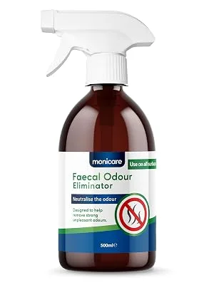 Monicare - Faecal Odour Eliminator | Deodoriser Spray - Tough on Bad Smells - 500ml - Monicare - Faecal Odour Eliminator 500ml